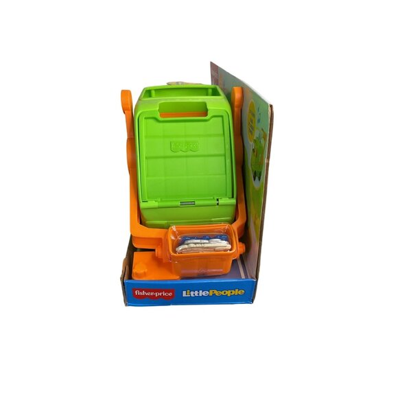 Fisher Price Little People Recycling Truck Musical Toddler Garbage Toy Set 5 Pie - Picture 5 of 5